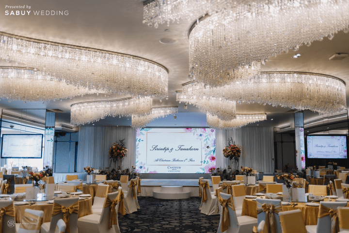  รีวิวงานแต่งอิ่มเอมใจ ตกแต่งดอกไม้สไตล์ Warm Color @ Chatrium Hotel Riverside Bangkok