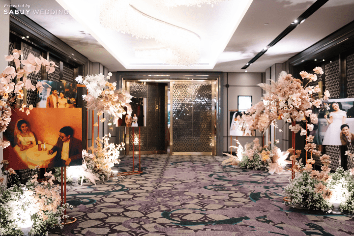 รีวิวงานแต่งสวยสไตล์โมเดิร์น อบอุ่นด้วยธีมสี Champagne in Autumn @ Chatrium Hotel Riverside Bangkok