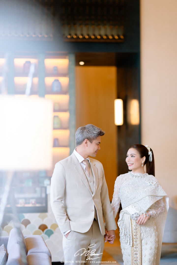  รีวิวงานแต่งสวยหวาน ไฮไลท์จุดพลุสุดอลังริมแม่น้ำเจ้าพระยา  @Millennium Hilton Bangkok