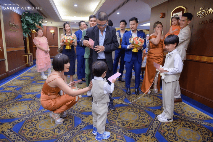  รีวิวงานแต่งธีมส้มสดใส เลือกสีตามความเชื่อ ได้ทั้งมงคลและมั่งคั่ง @Prince Palace Hotel Bangkok
