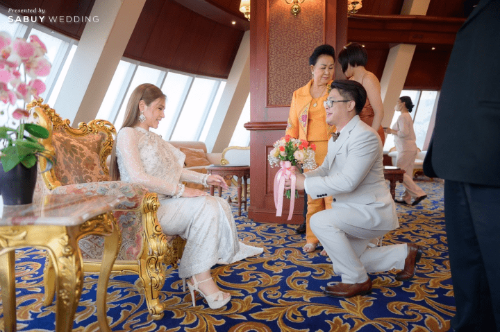  รีวิวงานแต่งธีมส้มสดใส เลือกสีตามความเชื่อ ได้ทั้งมงคลและมั่งคั่ง @Prince Palace Hotel Bangkok