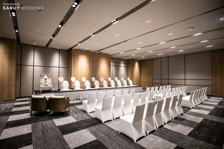  รีวิวสถานที่แต่งงานใกล้สนามบิน ดีไซน์โมเดิร์นสบายตา ท่ามกลางธรรมชาติ @ Courtyard by Marriott Bangkok Suvarnabhumi Airport