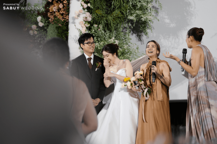  รีวิวงานแต่งมีสไตล์ ได้กลิ่นอายธรรมชาติ ผสมสีโปรดของบ่าวสาว By PaR Wedding Planner @Capella Bangkok 