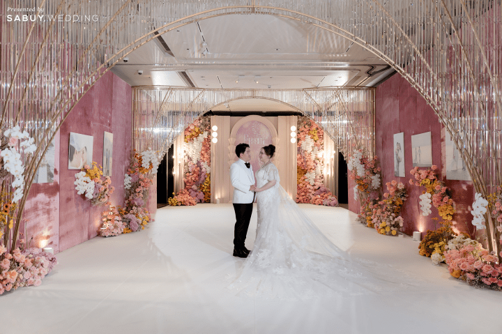  รีวิวงานแต่งสวยหรูหรา อลังการด้วยจอ LED พร้อมกิมมิกจากเทศกาลทานาบาตะ by PaR Wedding Planner 