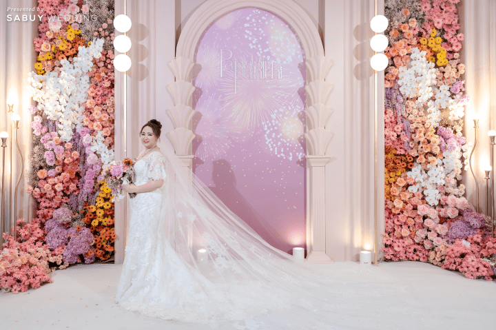  รีวิวงานแต่งสวยหรูหรา อลังการด้วยจอ LED พร้อมกิมมิกจากเทศกาลทานาบาตะ by PaR Wedding Planner 