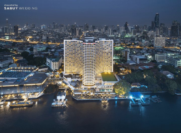  รีวิวสถานที่แต่งงานริมแม่น้ำ ห้องจัดเลี้ยงไซส์ใหญ่ในบรรยากาศคลาสสิก @ Royal Orchid Sheraton Hotel & Towers