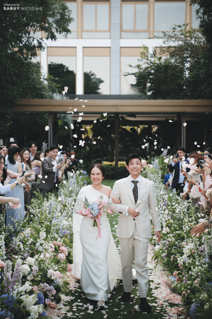  รีวิวงานแต่งกลิ่นอายญี่ปุ่น ผสานทั้ง Vow Ceremony พิธีหมั้นไทย และงานฉลองอย่างลงตัว @Capella Bangkok