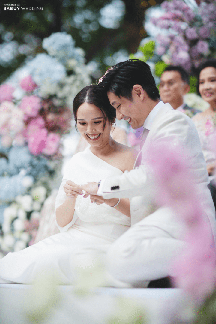  รีวิวงานแต่งกลิ่นอายญี่ปุ่น ผสานทั้ง Vow Ceremony พิธีหมั้นไทย และงานฉลองอย่างลงตัว @Capella Bangkok