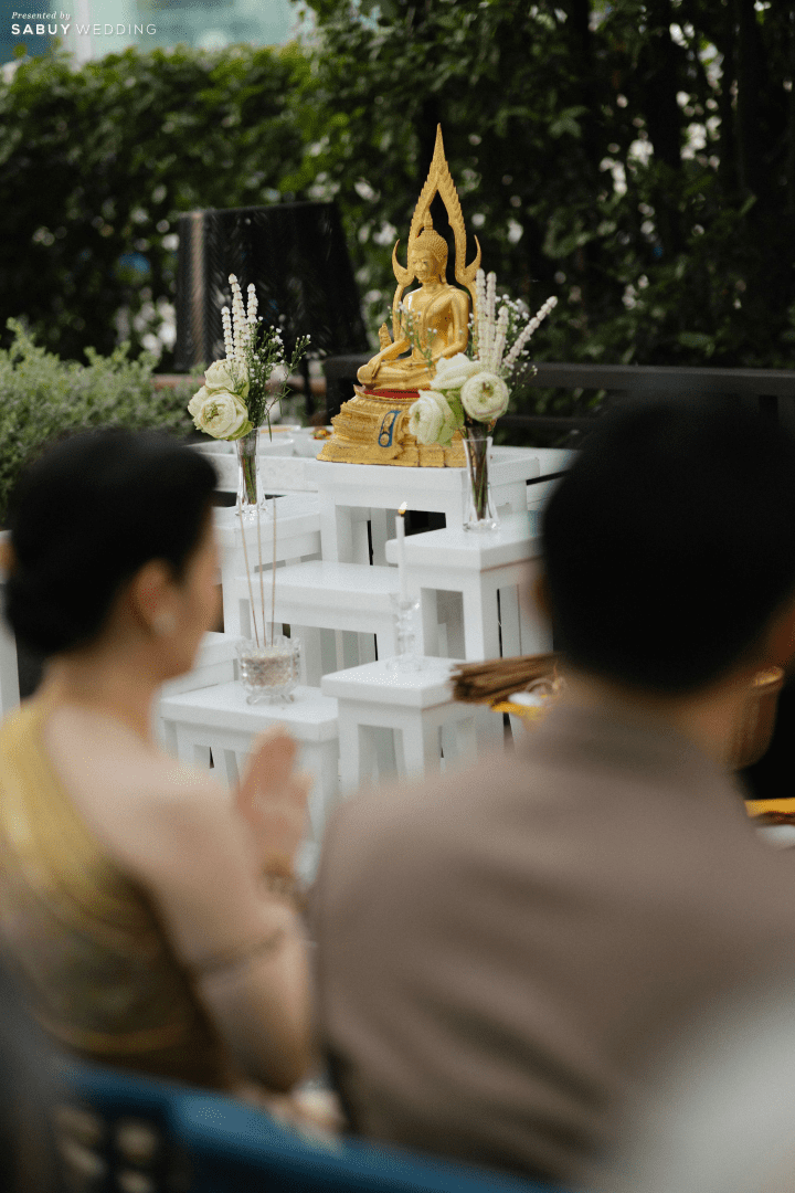  รีวิวงานแต่งสวยคลีนในสไตล์ Long Table ได้ความอบอุ่นเต็มพื้นที่ @Millennium Hilton Bangkok