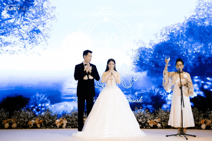  รีวิวงานแต่งจากสีมงคล ‘แชมเปญโกลด์’ สวยดูดีฉบับมูเตลู @Impact Wedding