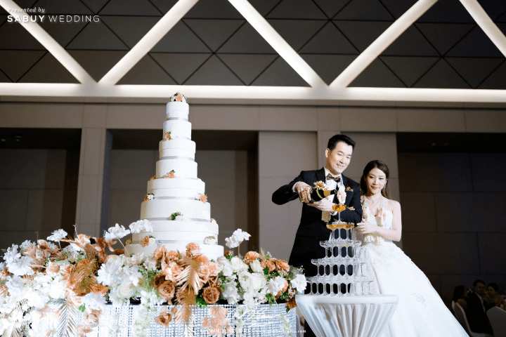  รีวิวงานแต่งจากสีมงคล ‘แชมเปญโกลด์’ สวยดูดีฉบับมูเตลู @Impact Wedding