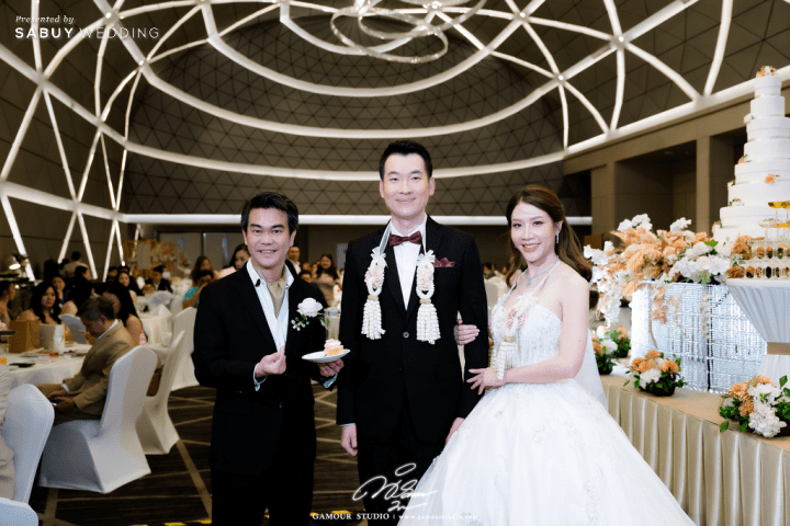  รีวิวงานแต่งจากสีมงคล ‘แชมเปญโกลด์’ สวยดูดีฉบับมูเตลู @Impact Wedding