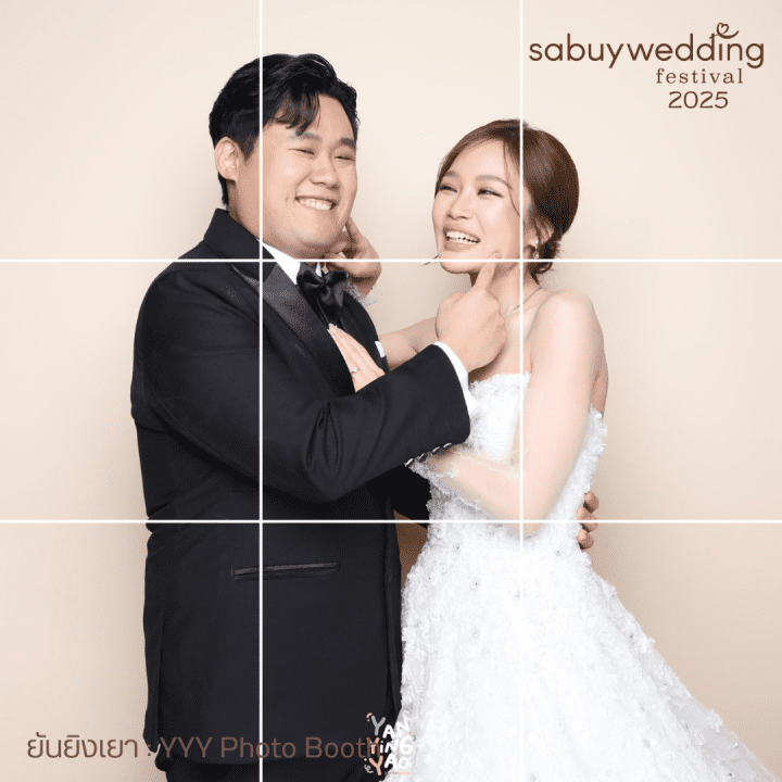  40 ไอเดียท่าโพสบ่าวสาว จากผลงานช่างภาพและ Photo booth @SabuyWedding Festival 2025