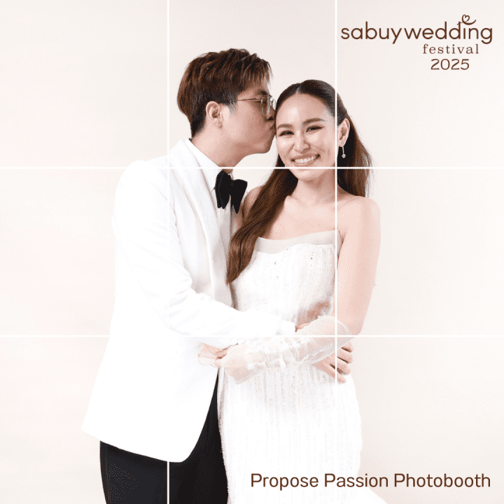  40 ไอเดียท่าโพสบ่าวสาว จากผลงานช่างภาพและ Photo booth @SabuyWedding Festival 2025