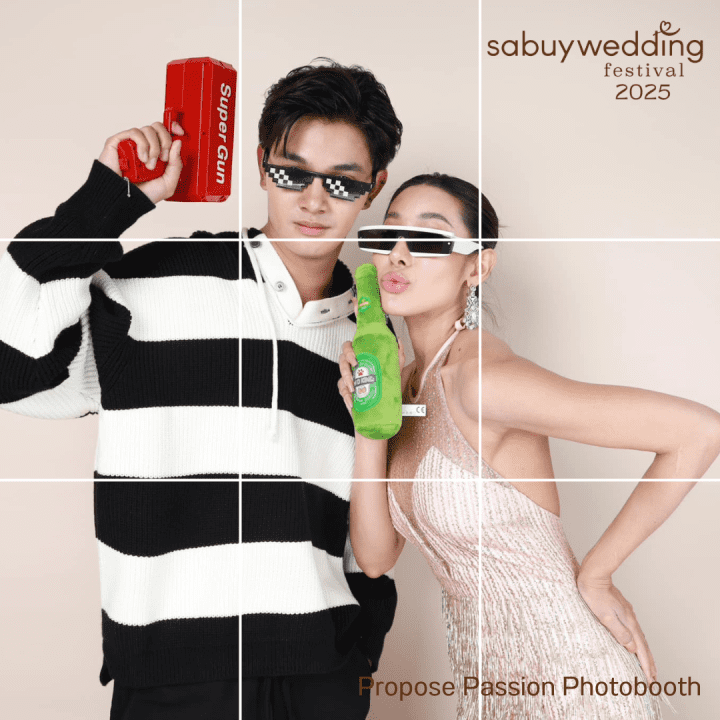  40 ไอเดียท่าโพสบ่าวสาว จากผลงานช่างภาพและ Photo booth @SabuyWedding Festival 2025