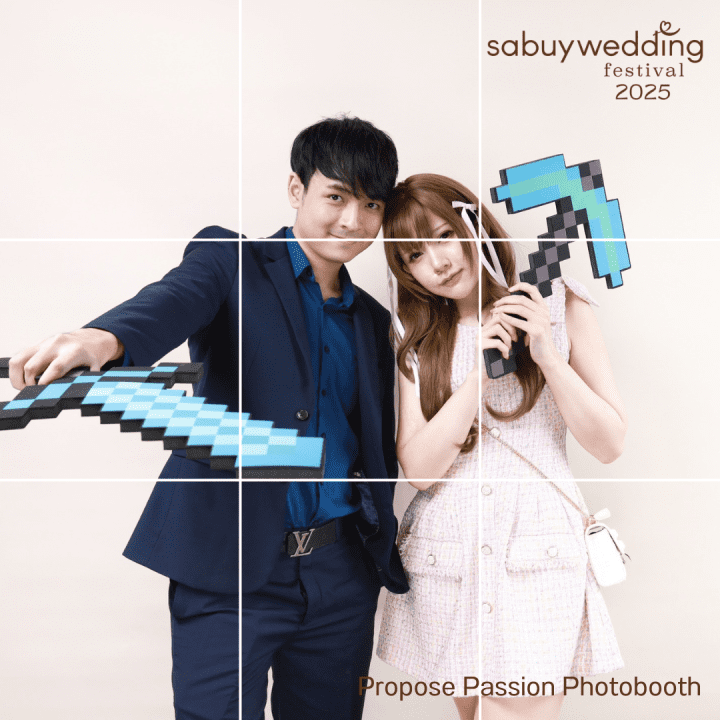  40 ไอเดียท่าโพสบ่าวสาว จากผลงานช่างภาพและ Photo booth @SabuyWedding Festival 2025