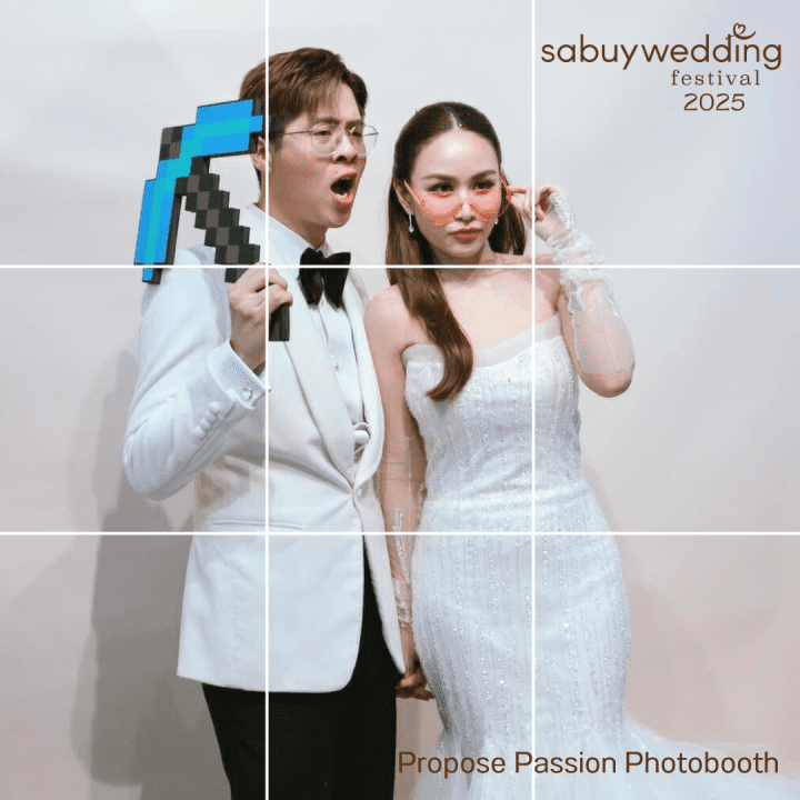  40 ไอเดียท่าโพสบ่าวสาว จากผลงานช่างภาพและ Photo booth @SabuyWedding Festival 2025