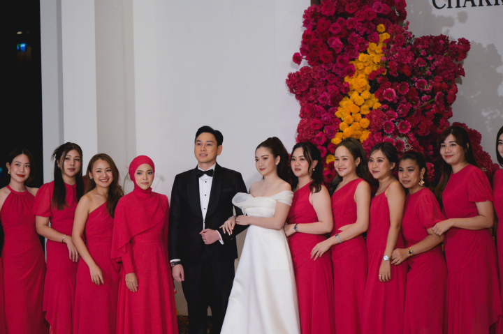 รีวิวงานแต่งดีเทลจัดจ้านของเจ้าสาวนักจัดดอกไม้ @Courtyard by Marriott Bangkok Suvarnabhumi Airport