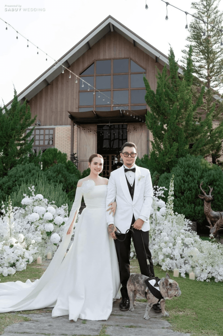  รีวิวงานแต่งฟีลสวนในฝันสไตล์ Homey เก็บทุกโมเมนต์ที่ออกแบบด้วยหัวใจ @BARN KlongSuan