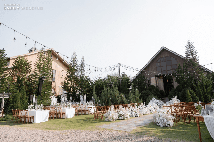  รีวิวงานแต่งฟีลสวนในฝันสไตล์ Homey เก็บทุกโมเมนต์ที่ออกแบบด้วยหัวใจ @BARN KlongSuan