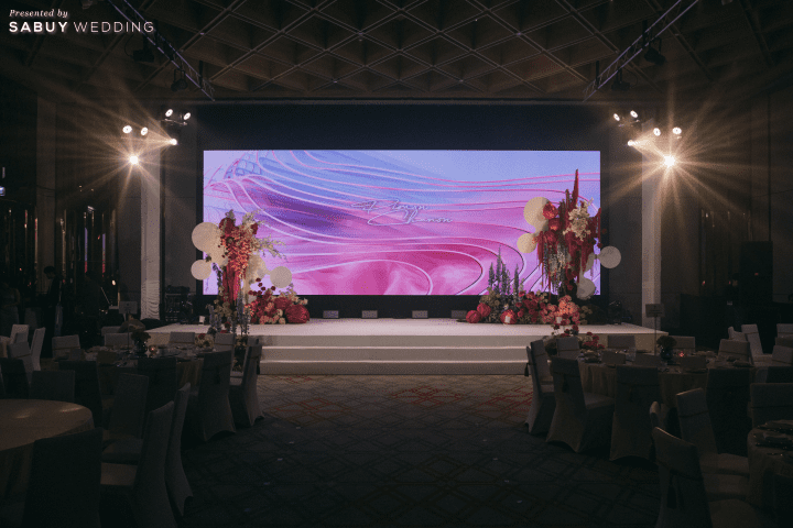  รีวิวงานแต่งธีม Modern Romance in Vivid Pink สนุกสดใสด้วยจอ LED สุดอลัง @Hyatt Regency Bangkok Sukhumvit  