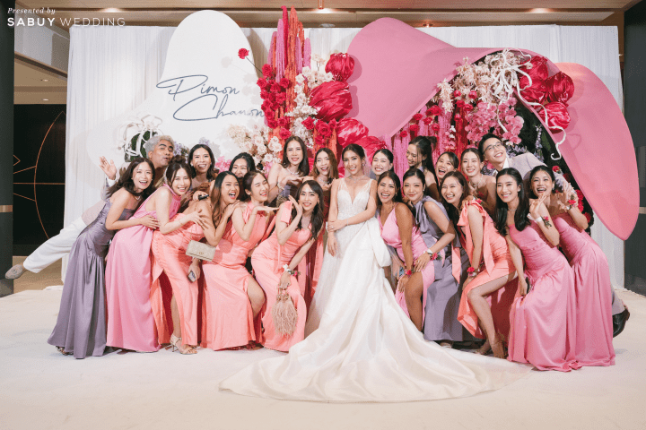  รีวิวงานแต่งธีม Modern Romance in Vivid Pink สนุกสดใสด้วยจอ LED สุดอลัง @Hyatt Regency Bangkok Sukhumvit  