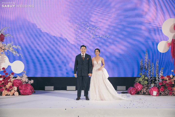  รีวิวงานแต่งธีม Modern Romance in Vivid Pink สนุกสดใสด้วยจอ LED สุดอลัง @Hyatt Regency Bangkok Sukhumvit  