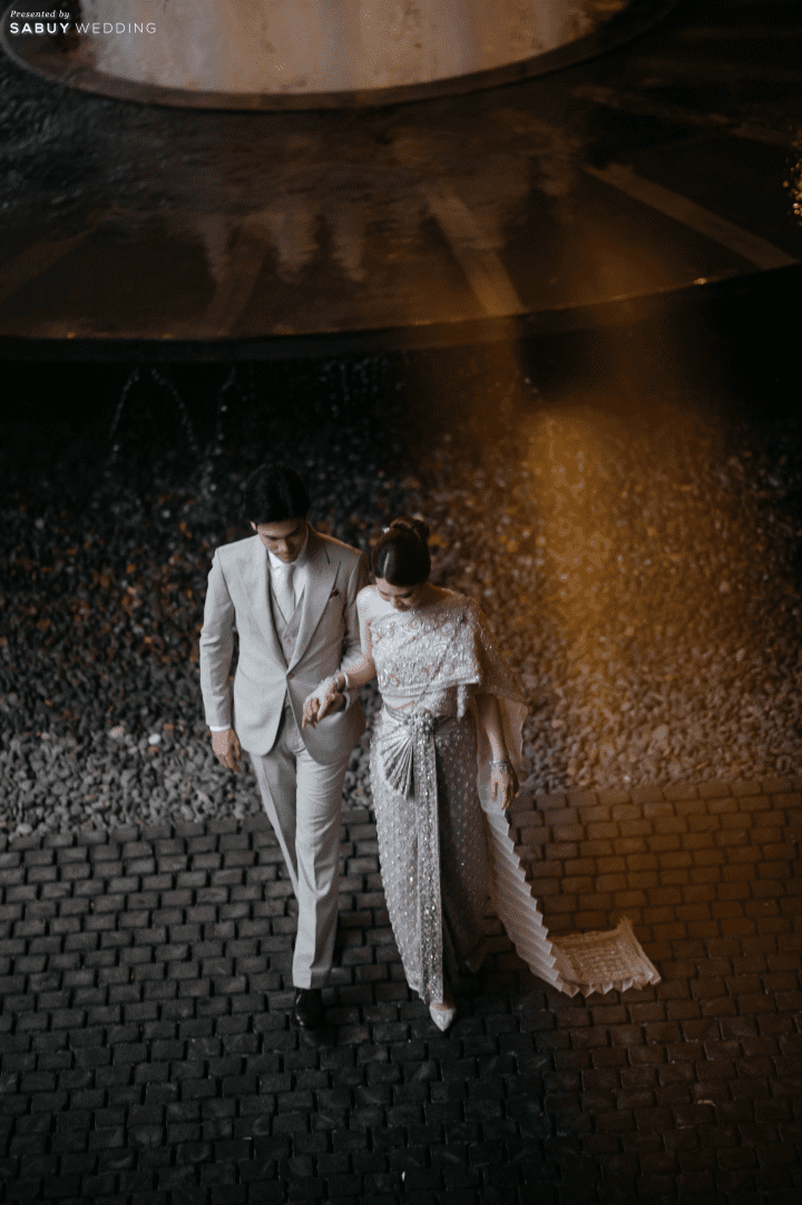  รีวิวงานแต่งโทน Mocha Mousse สะกดทุกสายตาด้วยงานผ้า สวยหรูราวฉากภาพยนตร์  @Millennium Hilton Bangkok