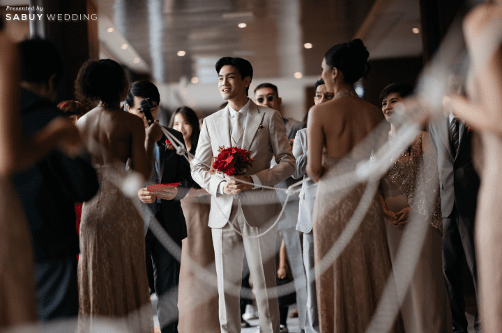  รีวิวงานแต่งโทน Mocha Mousse สะกดทุกสายตาด้วยงานผ้า สวยหรูราวฉากภาพยนตร์  @Millennium Hilton Bangkok