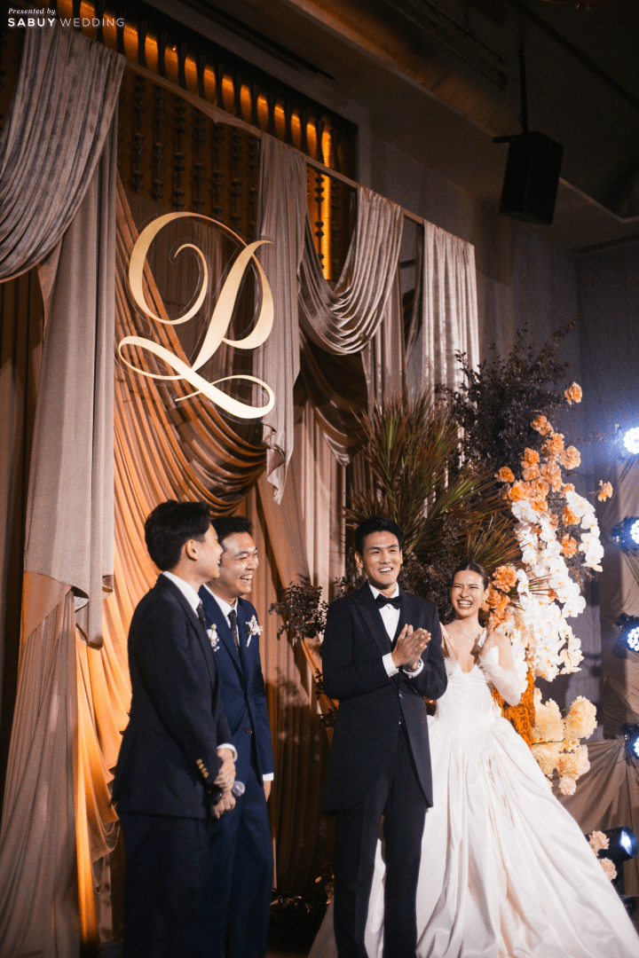  รีวิวงานแต่งโทน Mocha Mousse สะกดทุกสายตาด้วยงานผ้า สวยหรูราวฉากภาพยนตร์  @Millennium Hilton Bangkok