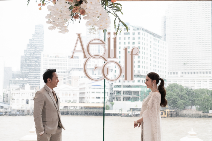  รีวิวงานแต่งวิวริมแม่น้ำ กลิ่นอายอิตาลีในโทนสีฤดูใบไม้ผลิ @The Peninsula Bangkok