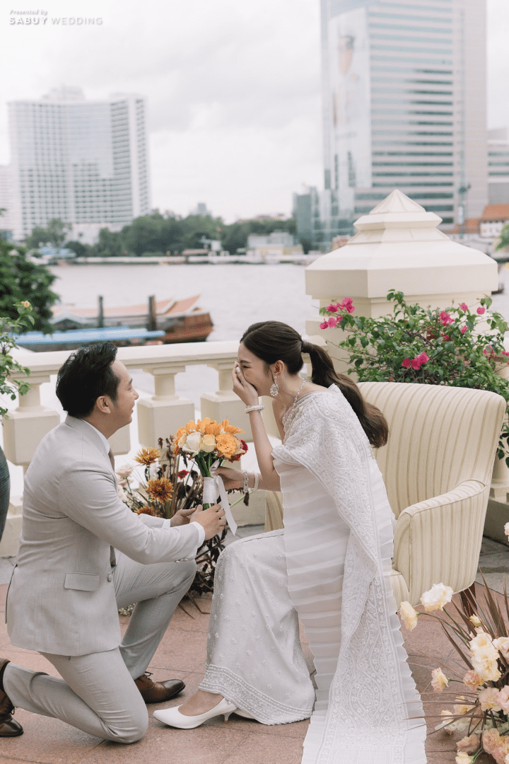  รีวิวงานแต่งวิวริมแม่น้ำ กลิ่นอายอิตาลีในโทนสีฤดูใบไม้ผลิ @The Peninsula Bangkok