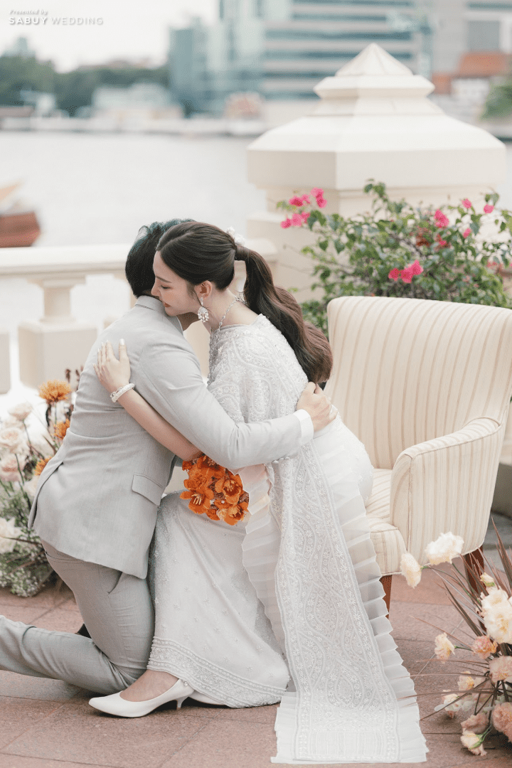 รีวิวงานแต่งวิวริมแม่น้ำ กลิ่นอายอิตาลีในโทนสีฤดูใบไม้ผลิ @The Peninsula Bangkok