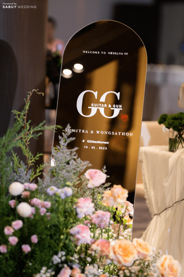  รีวิวงานแต่ง Sustainable เนรมิตสวนดอกไม้ธีมสีม่วงไลแลค-พีช @Chatrium Grand Bangkok