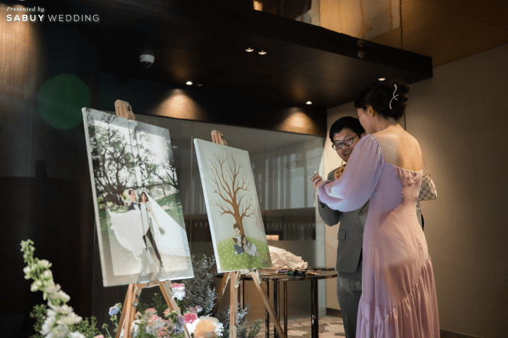  รีวิวงานแต่ง Sustainable เนรมิตสวนดอกไม้ธีมสีม่วงไลแลค-พีช @Chatrium Grand Bangkok