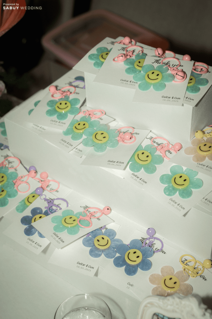  รีวิวงานแต่ง Sustainable เนรมิตสวนดอกไม้ธีมสีม่วงไลแลค-พีช @Chatrium Grand Bangkok