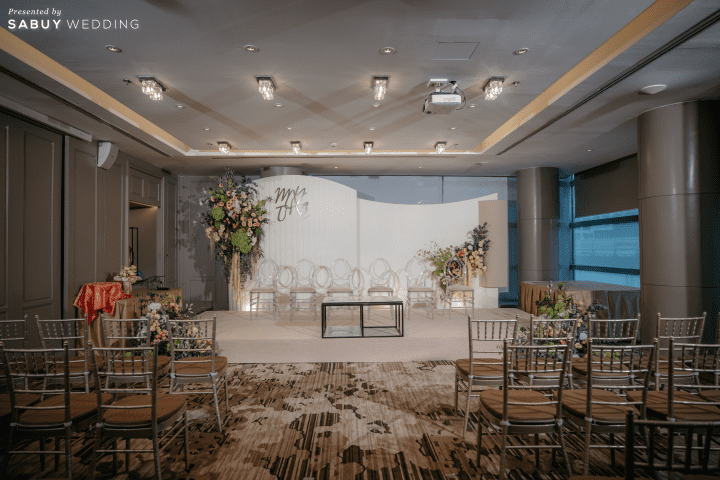  รีวิวงานแต่งโทนน้ำตาล-พีช อิ่มเอมกับบรรยากาศและอาหาร Individual Serve @Sofitel Bangkok Sukhumvit