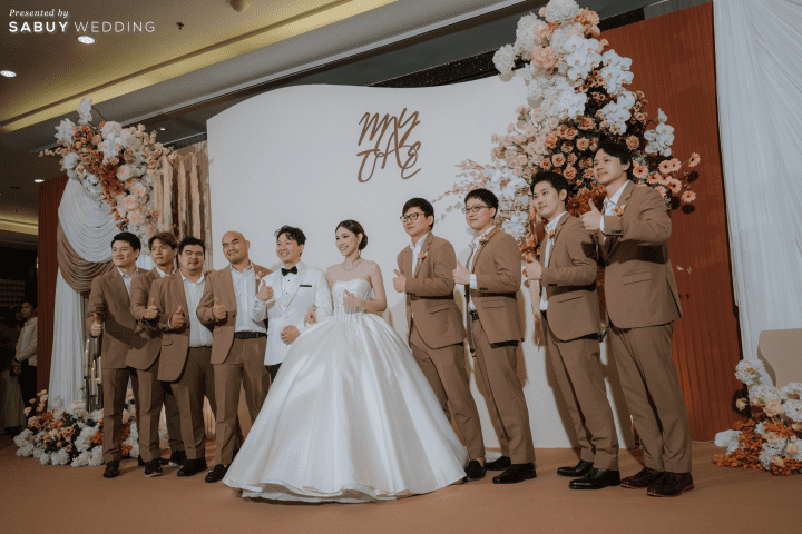  รีวิวงานแต่งโทนน้ำตาล-พีช อิ่มเอมกับบรรยากาศและอาหาร Individual Serve @Sofitel Bangkok Sukhumvit
