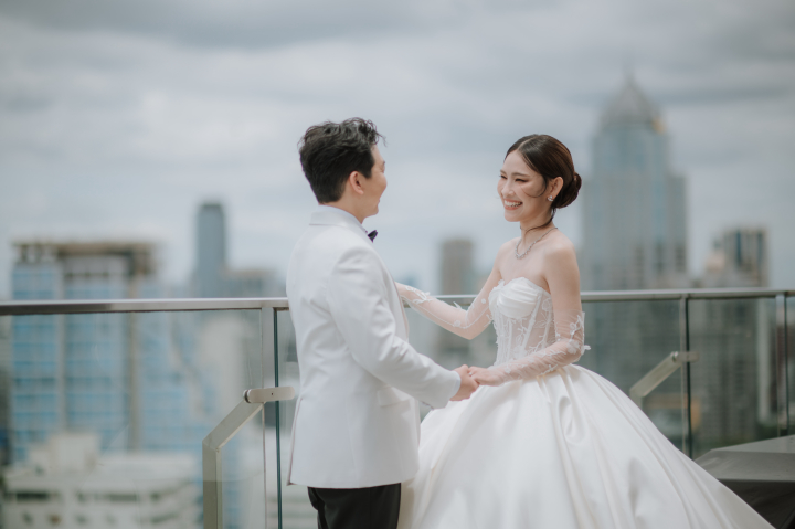  รีวิวงานแต่งโทนน้ำตาล-พีช อิ่มเอมกับบรรยากาศและอาหาร Individual Serve @Sofitel Bangkok Sukhumvit