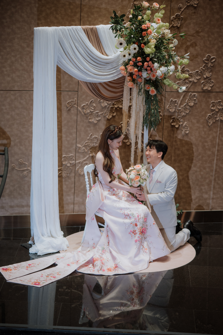  รีวิวงานแต่งโทนน้ำตาล-พีช อิ่มเอมกับบรรยากาศและอาหาร Individual Serve @Sofitel Bangkok Sukhumvit