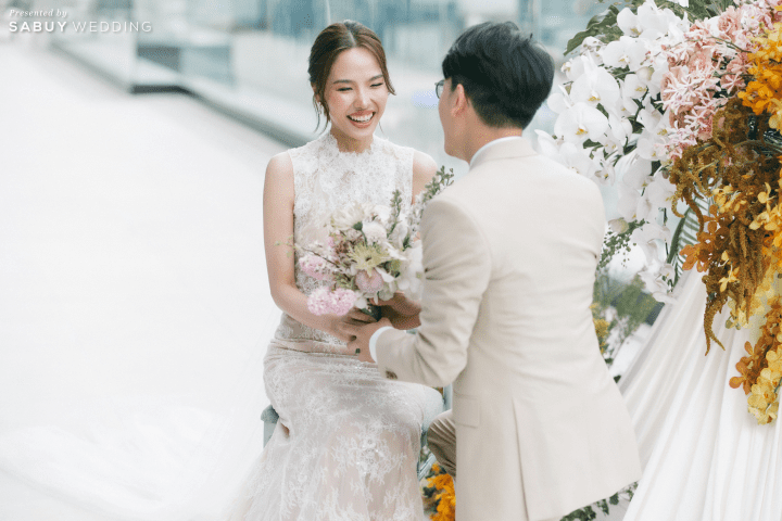 รีวิวงานแต่งสไตล์ Jazz Modern สุดอบอุ่นของคู่รักคุณหมอ @The Ritz-Carlton Bangkok