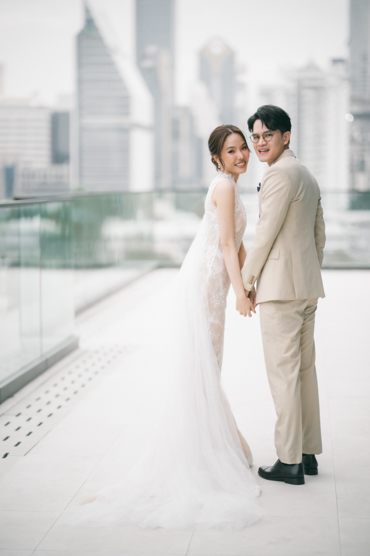 รีวิวงานแต่งสไตล์ Jazz Modern สุดอบอุ่นของคู่รักคุณหมอ @The Ritz-Carlton Bangkok