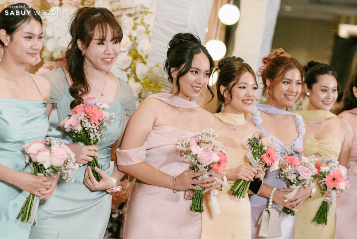  รีวิวงานแต่งของเจ้าสาวสุดเป๊ะ ธีม Colorful สดใส พร้อมเซอร์ไพรส์ศิลปินดัง @InterContinental Bangkok