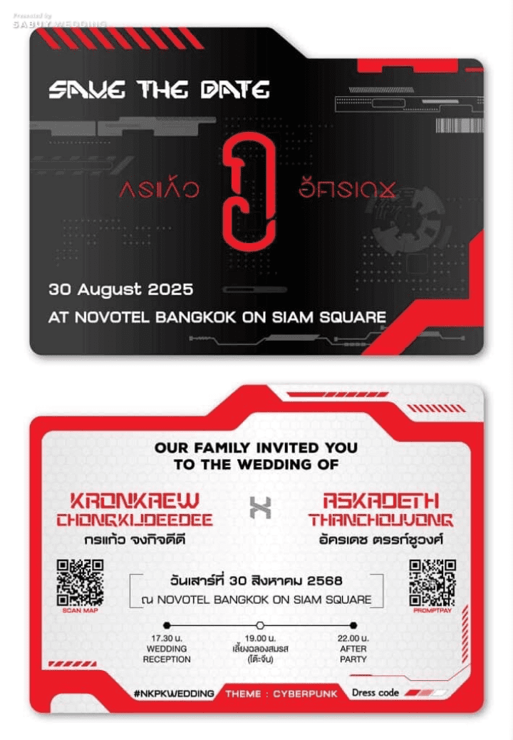  รีวิวงานแต่งคอนเซ็ปต์ Cyberpunk สุดยูนีค สวยพีคกิมมิคเพียบ @ Novotel Bangkok On Siam Square