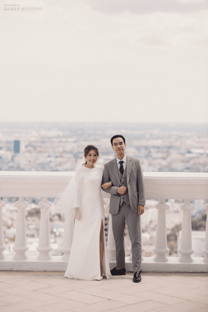  รีวิวงานแต่งพิธีไทย-จีนแสนอบอุ่น เต็มไปด้วยมุมถ่ายรูปสวย ถูกใจแขกผู้ใหญ่ @lebua at State Tower