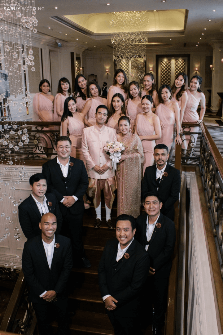  รีวิวงานแต่งพิธีไทย-จีนแสนอบอุ่น เต็มไปด้วยมุมถ่ายรูปสวย ถูกใจแขกผู้ใหญ่ @lebua at State Tower