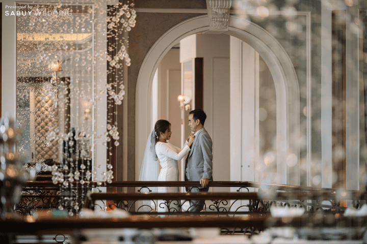  รีวิวงานแต่งพิธีไทย-จีนแสนอบอุ่น เต็มไปด้วยมุมถ่ายรูปสวย ถูกใจแขกผู้ใหญ่ @lebua at State Tower