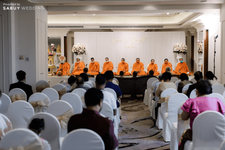  รีวิวงานแต่งพิธีไทย-จีนแสนอบอุ่น เต็มไปด้วยมุมถ่ายรูปสวย ถูกใจแขกผู้ใหญ่ @lebua at State Tower
