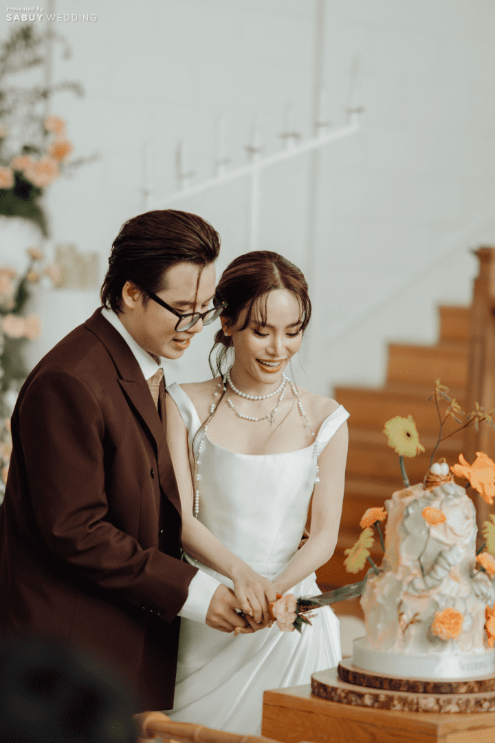  รีวิวงานแต่งพิธีคริสต์ที่ตั้งต้นจากความรัก สวยอบอุ่นในธีม Autumn @ Siloo’et House