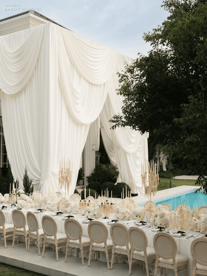 งานแต่งซุปตาร์สายแฟ "ใหม่ ดาวิกา - เต๋อ ฉันทวิชช์" กับดีเทลชุดบ่าวสาวสุดยูนีค!